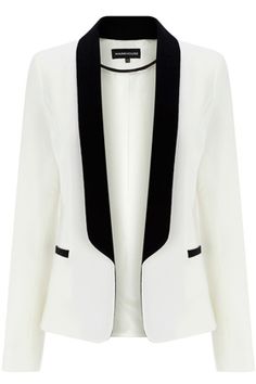 tux blazer - LE CATCH Female Tuxedo, Women's Tuxedo, White Tuxedo Jacket, Black And White Outfit, Tuxedo Women, White Tuxedo, Mode Abaya, Tuxedo Dress