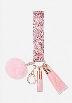 Lip Gloss Keychain, Justice Makeup, Girls Lip, Girls Lip Gloss, Justice Accessories, Makeup Kit For Kids, Unicorn Fashion, Makeup Kits, Flavored Lip Gloss