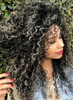 Random Hairstyles, Crochet Hair Styles Freetress, Synthetic Curly Hair, Crochet Styles, Twist Braid Hairstyles, Gray Hair Highlights