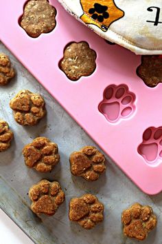 Our Pumpkin Biscuits are a low calorie dog cookie that are inspired by homemade recipes using ingredients you could find in your own kitchen. These treats are handcrafted in small batches using only FOUR real, natural ingredients. Delicious whole foods like pumpkin and oats are slow-baked for the smell and flavor that dogs drool for. Plus, they come in fun shapes that are easy to break apart for sharing. These crunchy biscuits are crafted without corn, wheat, or soy. Ingredients: Oatmeal, Pumpkin, Coconut Milk, Flaxseed Meal ABOUT OUR TREATS * All ingredients are human grade with NO added filler, NO additives, NO preservatives, NO salts, NO sugars, NO Legumes. * Excellent to use as training treats (very addictive) or a fun snack * Sourced and made in ALASKA Cooking Process Locally sourced Make Dog Treats, Peanut Butter Dog Treats, Dog Bakery, Puppy Treats, Dog Cookies