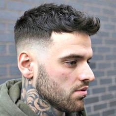 High Taper Fade with Textured Crop and Beard Medium Fade Haircut, Versatile Haircut, Mid Fade Haircut, Fade Haircut Styles, Best Fade Haircuts, Mid Fade, Wavy Hair Men