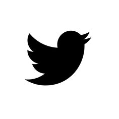 a black and white photo of a bird on a white background with text that reads,'the twitter logo has been changed to look like this