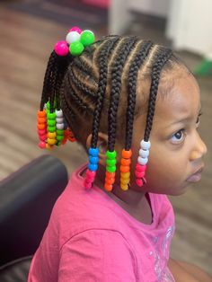 Old Braid Hairstyles, Toddler Hairstyles Girl African American, Beaded Braids, Braided Hairstyles For Black Kids, Hairstyles For Black Kids