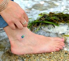 Sea Glass Anklet 3 Stone Sea Glass Anklet Sea Glass Jewelry Seaglass Anklet Seaglass Jewelry Holiday Gifts Sea Glass Anklet - Etsy Sea Glass Anklet, Jewelry Booth, Seaglass Jewelry, Sea Glass Colors, Sea Glass Bracelet, Bracelet Minimalist, Custom Gift Boxes, Sea Glass Necklace, Glass Bracelet