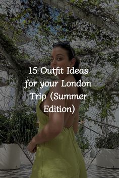 Discover simple yet stylish London summer outfit ideas that will keep you cool and looking cute in the city's vibrant streets. Embrace the aesthetic of British fashion with these effortlessly chic ensembles. London In Spring, Breezy Dress