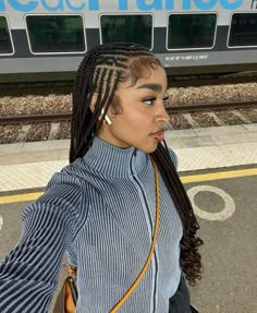 Fulani Bohemian Braids, Fulani Knotless Braids, Fulani Knotless, Twists Cornrows, Braids Fulani, Twist Cornrows, Beautiful Black Hair, Bohemian Braids, Goddess Braids Hairstyles