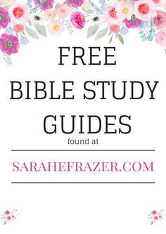 Free Bible Study Guides - Sarah E. Frazer Free Bible Study Printables, Bible Study Guides, Study Printables, Bible Studies For Beginners, Study The Bible, Bible Study Printables, Bible Study Help, Free Bible Study, Bible Study Plans