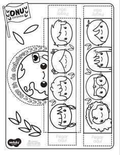 an activity sheet for children to learn how to read and draw the characters in their own book