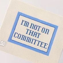 i'm not on that committee sticker