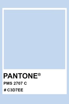 the pantone logo is shown in white on a light blue background with black lettering