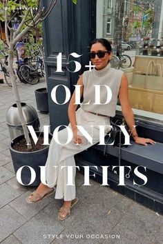 Minimal Chic Summer Outfits, Old Money Work Outfits Fall, Classy Old Money Outfits For Women, Old Money Outfits For Work, Old Money Work Outfits Women, French Street Style 2024, Quiet Luxury Outfits 2024, Old Money Style Women Classy