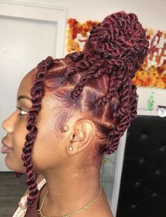 Bold Hair Color, Braided Cornrow Hairstyles, Cute Box Braids Hairstyles, Protective Hairstyles Braids