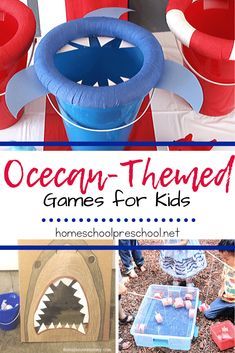 the ocean themed games for kids are great for toddlers and adults to play with