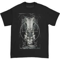 Drain Tee T-shirt Alice In Chains Shirt, Chain Shirt, Merch Products, Water Wall, Water Walls, Merch Store, Circle Logo, Alice In Chains, Circle Logos