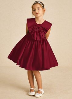 Poppet showcases a lovely A-line silhouette in smooth matte satin. With a charming scoop neckline and sleeveless design, it offers effortless elegance, complete with a convenient zipper closure for easy wear. Perfect for any special occasion! Satin Flower Girl Dresses, Burgundy Flower Girl Dress, Satin Flower Girl Dress, Military Ball Dresses, Sage Dress, Special Event Dresses, Lace Bride, Rust Dress, Ivory Dresses