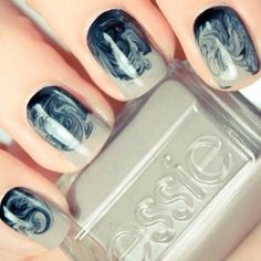 Marbled #nails Get Nails, I Love Nails, Fancy Nails, Creative Nails