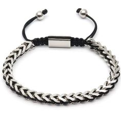 Womens Bracelets The Camille Hand Woven Womens Bracelets 18cm / Silver/Black Bracelet Stands, Women Anklets, Luxury Bracelet, Bold Accessories, Women's Bracelets, Braided Bracelet, Extra Mile, Woven Bracelets, Anklet Bracelet