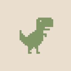 an image of a dinosaur pixel art