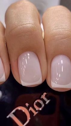 Classy Toe Nail Colors, Classy Gel Nails, Natural Nails Manicure, Milky Nails, French Manicure Nails, Neutral Nails, Dipped Nails, Nail Art Ideas, Chic Nails