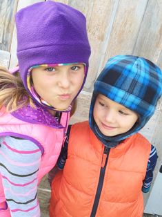 Fleece Winter Hat for Children Reversible Chin Strap Hat3-5 business days processing time NEW COLORS JUST ADDED! Let me know your TWO color choices at checkout! Please note: Girl is wearing G. Purple Dino - the reverse print side is sold out.Boy is wearing H. Charcoal and 10. Blue Plaid From goofing around in the snow to packing the best snowball of her life, let kids be kids with a newly designed winter fleece hat for kids by Bound to be Creative. The no-fuss warm winter fleece hat keeps the fu Kids Fleece Hats, Boys Winter Hats, Girls Winter Hats, Hat For Kids, Kids Winter Hats, Flap Hat, Ear Flap Hats, Summer Hats For Women, Trapper Hat