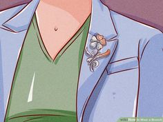 How to Wear a Brooch: 13 Steps (with Pictures) - wikiHow Wearing A Brooch, Scarf And Brooch Outfit, Brooch On Scarf, Shawl Broach