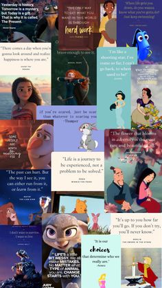 many different pictures with some words on them in the same language, including an image of characters