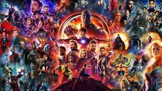 the avengers movie poster with many different characters