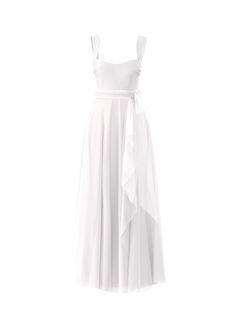 Bodice(Alexis), Skirt(Jaycie),Belt(Sash), white White Summer Dresses With Sashes, Summer White Dresses With Sashes, White Belted Dress For Evening, Elegant White Dress With Belt, Wrap Wedding Dress, Amsale Dress, Grad Dresses, Dressy Outfits, Resort Wear