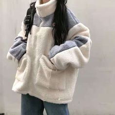 FREE SHIPPING ON ALL ORDERS OVER $50 | 100% SATISFACTION GUARANTEED Click "ADD TO CART" To Get Yours Now | Up To 60% OFF ✨ Indulge in cozy chic with Arimonz Teddy Bear Fur Hoodie JacketThis Faux Lamb Fur Coat embraces you in warmth, while the oversize hoodie and bomber design add a trendy edge. Crafted with faux lamb fur, this jacket wraps you in warmth while making a bold fashion statement. A cozy blend of comfort and style for the modern woman Features: 📌 Soft, Comfortable, and Warm📌 Trendy Kawaii Teddy Bear, Plus Size Streetwear, Wool Jackets Women, Harajuku Women, Velvet Sweater, Plush Coat, Fur Hoodie, Fleece Coat, Harajuku Fashion