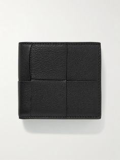 This 'Cassette' wallet is expertly woven in Bottega Veneta's distinctive intrecciato technique. It's been crafted in Italy from full-grain leather and includes a snap-fastening pouch for coins. Luxury Rectangular Wallets With Intrecciato Weave, Luxury Leather Wallet With Intrecciato Weave, Bottega Veneta Cassette, Wallet For Men, Billfold Wallet, Leather Bifold Wallet, Bifold Wallet, Mr Porter, Full Grain Leather