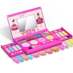 Kids Makeup Kit, Pretend Makeup, Dress Up Clothes, Makeup Toys, Makeup Kit For Kids, Play Makeup, Complete Makeup, Cosmetic Kit, Kids Makeup