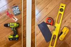 the tools are laying on the floor next to each other and ready to be used