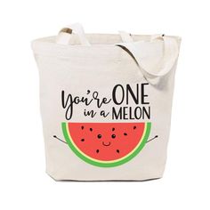 Hey, I found this really awesome Etsy listing at https://www.etsy.com/listing/528318863/youre-one-in-a-melon-cotton-canvas Farmers Market Tote Bag, Eco Friendly Handbags, Vegan Tote Bag, Grocery Tote Bag, Market Tote Bag, One In A Melon, Local Farmers Market, Grocery Tote, Diy Tote Bag