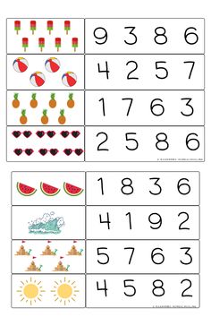 the printable worksheet for numbers 1 to 10