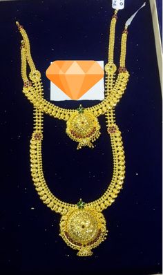 Gold Ornaments, Gold Jewelry Indian, Gold Necklace Designs, Jewellery Designs, Gold Jewellery, Necklace Designs, Crochet Necklace, Gold Jewelry, Statement Necklace