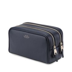 Burlington Small Washbag  - Smythson United States Luxury Travel Pouch, Luxury Leather Travel Cosmetic Bag, Luxury Travel Cosmetic Bag With Zipper, Modern Travel Pouch With Case Included, Modern Travel Pouch With Leather Lining, Classic Cosmetic Bag With Zipper Closure For Travel, Classic Cosmetic Bag With Zipper For Travel, Rectangular Travel Pouch With Leather Lining, Pinterest Ideas