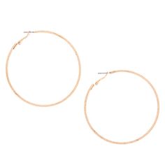 The rose gold-tone hoops have a laser cut texture that will reflect the light in a beautiful way. Pair these earrings with other rose gold jewelry to complete the look. Finish: Rose gold-tone Diameter: 70MM Closure: Snap back Material: Metal - Claire's Rose Gold 70MM Laser Cut Hoop Earrings Trendy Adjustable Hoop Jewelry, Trendy Adjustable Hoop Earrings, Adjustable Nickel Free Rose Gold Hoop Earrings, The Black Butterfly, Mood Bracelet, Fashionable Jewelry, Black Butterfly, Snap Back, Rose Gold Jewelry