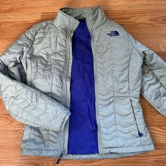 Brand New! Never Worn! Grey Lightweight With Purple Lining And Detail Purple Northface, The North Face Jackets, North Face Jackets, Grey Women, North Face Jacket, Lightweight Jacket, North Face, The North Face, Jackets For Women