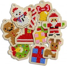 cross stitch christmas ornament kits