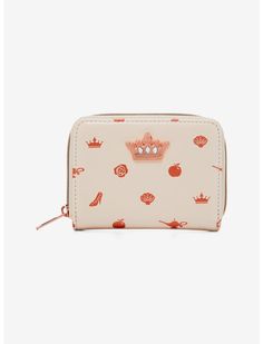 Loungefly Disney Princess Icon Iridescent Mini Zipper Wallet | Hot Topic Disney Wallet, Disney Princess Cartoons, Princess Cartoon, Loungefly Disney, Disney Bag, Zipper Wallet, Trifold Wallet, Classic Disney, Mini Backpack