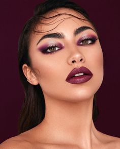 Berry Makeup, Nabla Cosmetics, Bold Makeup Looks, Carnival Makeup