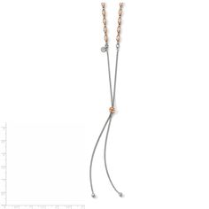 Leslie's Sterling Silver Rose Gold-plated Diamond Cut Adjustable Necklace , Average Weight 8.18 gm, Chain Length 28 in All Eyes, Adjustable Necklace, Silver Roses, Silver Rose Gold, Diamond Cut, Casual Outfit, Chain Lengths, Rose Gold Plates, Arrow Necklace