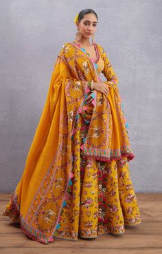 Mango Clothing, Indian Mythology, Haldi Outfits, Yellow Lehenga, Gaun Fashion, Indian Gowns Dresses, Lehenga Blouse, Indian Gowns, Dresses Indian