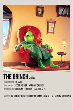 an advertisement for the grinch musical