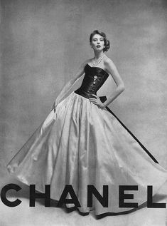 Moda Chanel Gown, Suzy Parker, Jean Shrimpton, Vogue Vintage, Moda Chanel, Glamour Vintage, Mode Tips