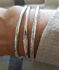 Silver Signet Cuff Bracelet Handmade | Etsy Grandmother Jewelry, Ring Man, Cuff Bracelets Handmade, Bracelet Stacking, Silver Bracelets For Women, Open Cuff Bracelet, 925 Silver Bracelet, Women Bracelet, Jewelry Lookbook