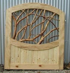 an image of a wooden bed made out of branches