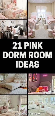 pink dorm room decor ideas that are easy to do and fun for the whole family