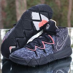 Nike Kybrid S2 What The 2020 Men’s Size 13 CQ9323-001 Nike Dynamic Black Basketball Shoes, Kyrie Infinity By You, Kybrid S2, Nike Kyrie Flytrap 4, Kyrie Infinity Shoes, Nike Kyrie 3, Eye Motif, All Seeing Eye, S Signature