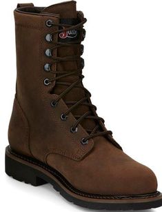 Justin Work Boots Justin Men's Drywall Worker II Steel Toe Waterproof Work Boots SE961 Work Boots Men, Justin Boots, Work Boot, Drywall, Tall Guys, Work Fashion, Work Boots, Western Wear, Jeans Fit